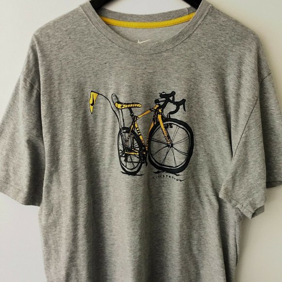 Nike Bicycle T Shirt Dri Fit Gym Sport Fitness XXL - Picture 2 of 6